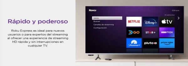 Roku Express 3960 Hd | Convertir Tu Tv En Smart | Tv Box | Chromecast | Apple Tv | Aparato Para Transformar El Tv Para Ver Netflix Y Youtube | Amazon Tv Stick.