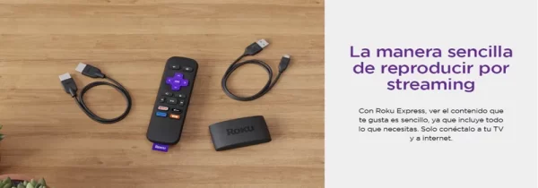 Roku Express 3960 Hd | Convertir Tu Tv En Smart | Tv Box | Chromecast | Apple Tv | Aparato Para Transformar El Tv Para Ver Netflix Y Youtube | Amazon Tv Stick.