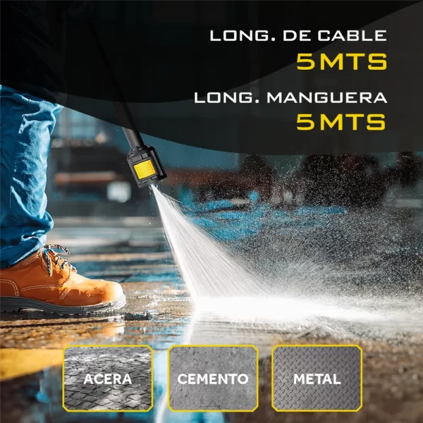 D_NQ_NP_2X_784189-MLA80041517023_102024-F.webp Hidrolavadora Electrica Trent HLT307 1400W Alta presion 1600 Psi 110 Bar con Accesorios