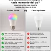 D_NQ_NP_2X_881477-MLA91726547505_092025-F.webp Lampara Luz Led Gadnic E27 Smart Inteligente RGB Conexión Inalámbrica
