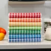 Pack X 6 Repasadores Cocina Toalla Algodón Cuadros Colores Surtidos