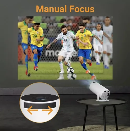 Proyector Led Smart Android 11 Fhd 4500 Lumenes Wifi Bt Color Blanco