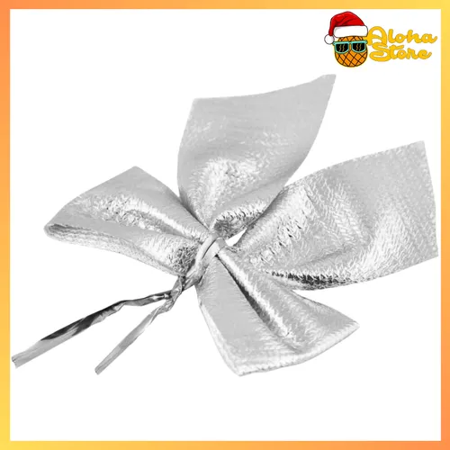 Pack X12u Moño Lazo Adorno Navideño Decorado Árbol Navidad