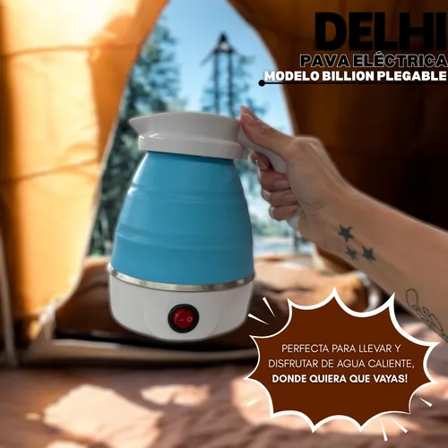 D_NQ_NP_606250-MLA83698913598_042025-O.webp Pava Jarra Eléctrica Hervidor Plegable Portátil Viaje Color