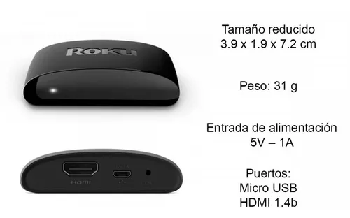 Roku Express 3960 Hd | Convertir Tu Tv En Smart | Tv Box | Chromecast | Apple Tv | Aparato Para Transformar El Tv Para Ver Netflix Y Youtube | Amazon Tv Stick.