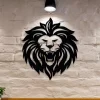 D_NQ_NP_613800-MLA79061139548_092024-O.webp Cuadro Decorativo Cabeza De León Calado En Madera Mdf Negro Negro