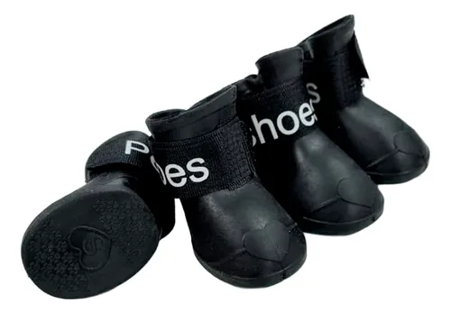 Botitas Perros Chicos Antideslizante Zapato Lluvia Silicona