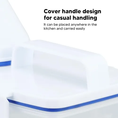 Dispenser Cerealero Contenedor Con Tapa Hermética 2 Litros Transparente