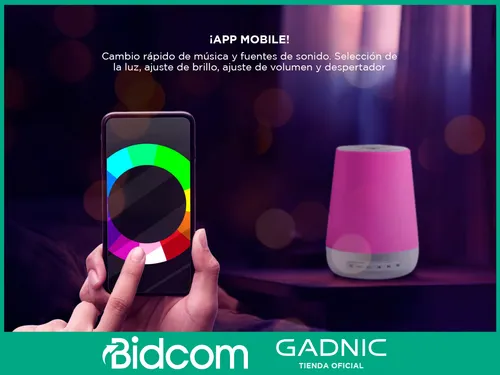 Maquina De Ruido Blanco Gadnic Funciona Con Aplicación