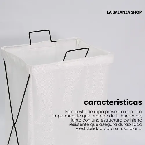 Cesto Canasto Ropa Sucia Tela Impermeable Plegable C/ Manija