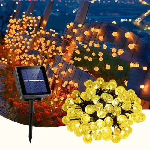 D_NQ_NP_644890-MLA93472224939_092025-O.webp Guirnalda Luz Led Solar Bolita Cristal 30 Led Exterior 4mts Blanco Cálido