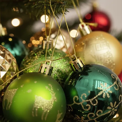 D_NQ_NP_645133-MLA95111631185_102025-O.webp Kit Adornos De Navidad Esferas Para El Arbol Navideñas X44 Bolas - Sheshu Color Verde 2