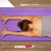 Mat Yoga 10 Mm Colchoneta Pilates Caucho Nbr 180x62 + Bolso Violeta