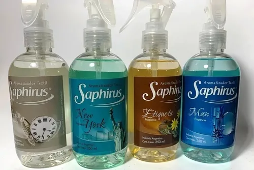 Fragancias Textiles Perfume Saphirus Pack X 12 Aromatizante