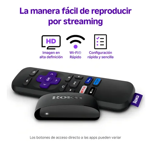 Roku Express 3960 Hd | Convertir Tu Tv En Smart | Tv Box | Chromecast | Apple Tv | Aparato Para Transformar El Tv Para Ver Netflix Y Youtube | Amazon Tv Stick.