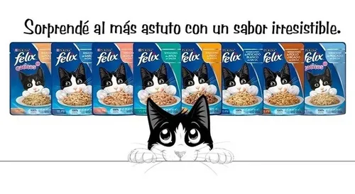 Pouch Purina Felix X 15 Pouch 85g Surtido Traviesospet#