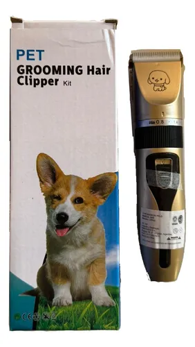 Maquina De Cortar Pelo Perros Mascotas Kit Peluqueria Dorado