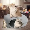 Cama Cucha Para Gato Perro Mascota Pequeña Cueva Túnel Dona Resistente