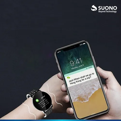 Smartwatch Deportivo Fitness Bluetooth Colores Android Ios M Negro Azul Negro