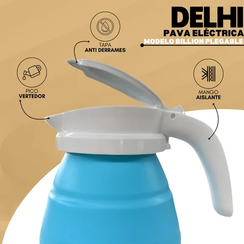 D_NQ_NP_654204-MLA83699755710_042025-O.webp Pava Jarra Eléctrica Hervidor Plegable Portátil Viaje Color
