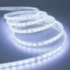Tira Led Autoadhesiva Flexible 2 Metros Blanco Frio A Pilas
