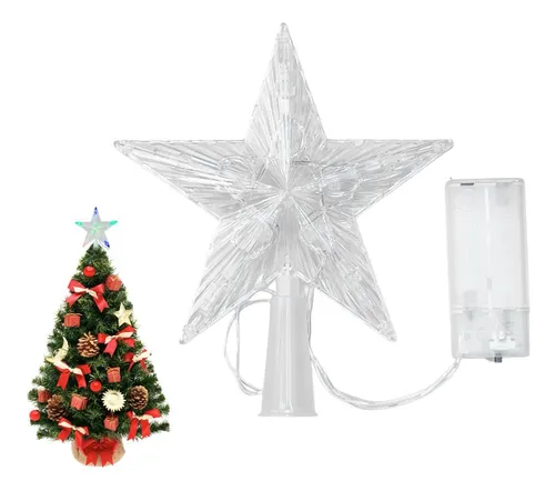 D_NQ_NP_658796-MLA90902171752_082025-O.webp Punta De Árbol Navideño Estrella Guirnalda Pilas Decoración Multicolor