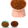 Comedero Bebedero Plato Alto Gato Mascota Elevado Inclinado