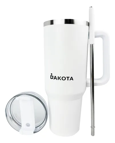 D_NQ_NP_673221-MLA94983846973_102025-O.webp Vaso Térmico 1.2lt Dakota Acero Inoxidable Con Tapa Sorbete Color Blanco