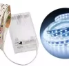 Tira Led Autoadhesiva Flexible 2 Metros Blanco Frio A Pilas