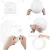 Lámpara Bola De Papel Arroz China 40 Cm Blanco