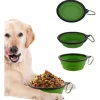 Bowl Silicona Mascotas Bebedero Comedero Plegable 350ml