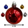 Kit De 30 Globos Bolas De Navideños N° 4 Super Oferta