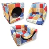 Cucha- Moisés - Cama Cubo 3 En 1 Para Mascotas