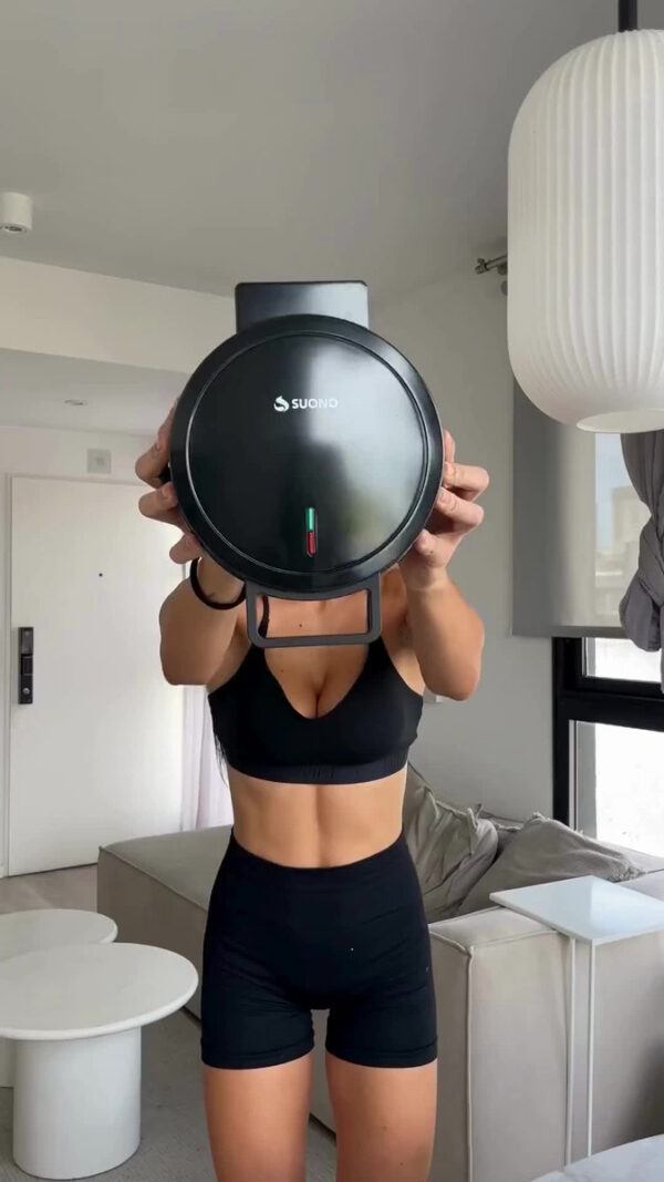 D_NQ_NP_693650-MLA83201955283_032025-F.jpg Máquina Donas Suono Mini Donut Maker 7 Unidades Mini Donas Antiadherente 1200w Color Negro