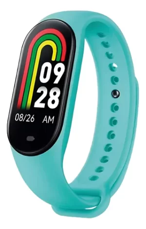 D_NQ_NP_698416-MLA95070179834_102025-O.webp Reloj Smartwatch Inteligente M8 Deportes Fitness Caja Blanco Malla Verde