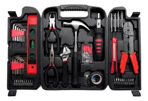 Valija Set Kit Herramientas Mécanicas Manuales 130 En 1 Male Color Negro