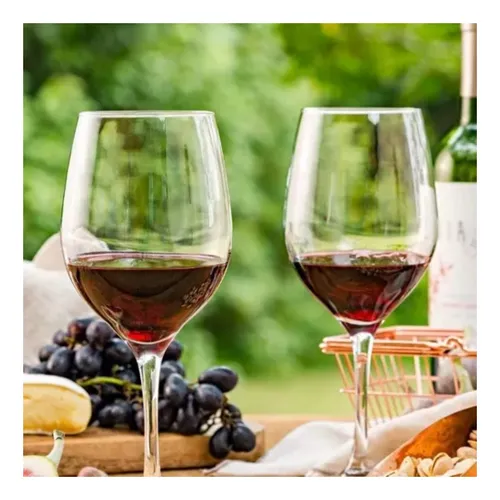 Copa Vino Nadir Barone Vidrio 385 Ml X 6 Unidades | Cuo. Transparente