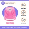 Pretal Arnes Para Perros Pequeños Paseo Viaje Correa 1.13mts Rosa S