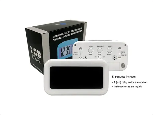 D_NQ_NP_712160-MLU76531349926_052024-O.webp Reloj despertador digital sensor luz Genérica DESPER02 color blanco