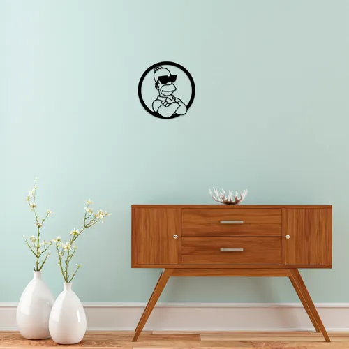 D_NQ_NP_713772-MLA79295918081_092024-O.webp Cuadro Decorativo Homero Simpson Calado En Madera Mdf Negro Negro