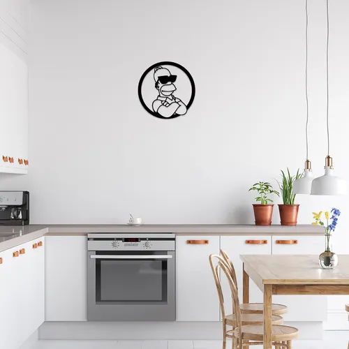 D_NQ_NP_717934-MLA79055154244_092024-O.webp Cuadro Decorativo Homero Simpson Calado En Madera Mdf Negro Negro