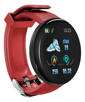 Smartwatch D18 Reloj Inteligente Fitband Redondo Deportivo