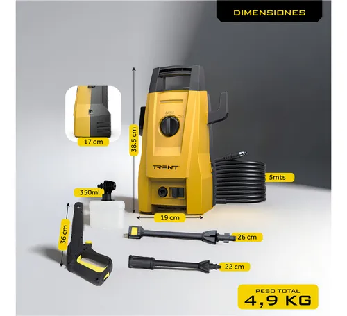 D_NQ_NP_732005-MLA95666223646_102025-O.webp Hidrolavadora Electrica Trent Hlt203 1200w Alta Presion 1600 Psi 110 Bar Con Accesorios