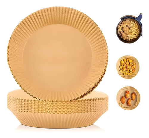 100 Papel Descartable Freidora Aire Absobente Air Fryer 20cm