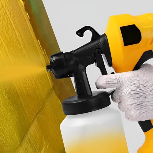 D_NQ_NP_736731-MLA95958722802_102025-O.webp Pistola De Pintura 800ml Electrica Pulverizadora Antigoteo Color Amarillo