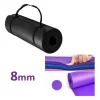 Mat Yoga Colchoneta Pilates Fitness Enrollable Gruesa 8mm