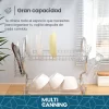 Escurridor Secaplatos 2 Pisos Cromado Platos Tazas Cubiertos Raitot