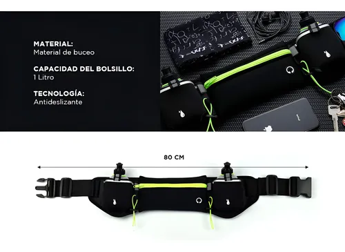 Cinturón Bolso Deportivo Gadnic Dfvt9 Riñonera Fitness