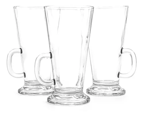 D_NQ_NP_748500-MLA50927690546_072022-O.webp Juego De Jarros De Cafe X3 Vidrio Capuchino Submarino 280 Ml Blanco