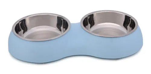 Plato Para Perro Comedero Para Mascotas Doble Perros Y Gato